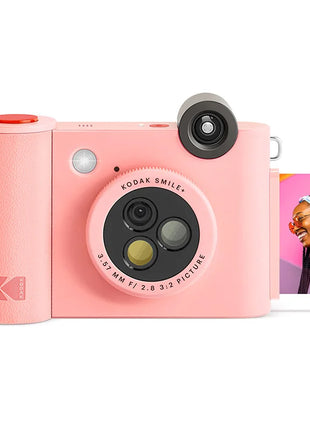 Stampante fotografica Kodak Smile+ Instant Camera da 10 MP con fotocamera e stampante All-in-One Stampa senza inchiostro ZINK Carta fotografica opzionale