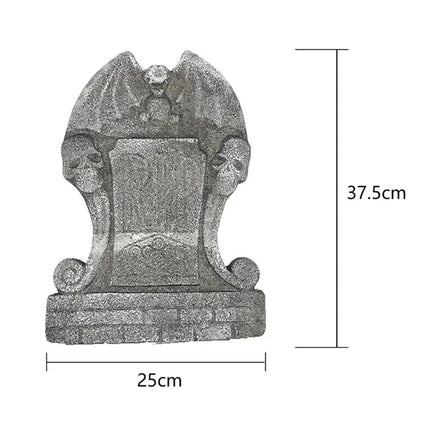 1pcs Halloween Foam Tombstones Outdoor Home Decoration Outdoor Bats Skeleton Gravestone Graveyard Horror Atmosphere Party Props