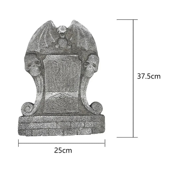 1pcs Halloween Foam Tombstones Outdoor Home Decoration Outdoor Bats Skeleton Gravestone Graveyard Horror Atmosphere Party Props