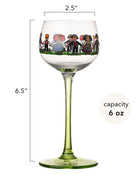 Calice per piccole persone in stile Alsace Bicchieri da vino Decorazioni per la casa Bicchiere da vino adatto per compleanni, Natale e regali di nozze 6 (fl.oz) - riparo82