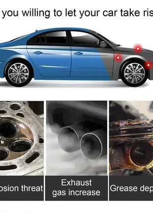 Car Fuel Gas Oil Additive Gasoline Injector Cleaner Remove Engine Carbon Deposit Increase Power in Oil Ethanol Fuel Saver 80ml - Riparo82