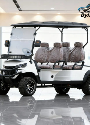 Electric Golf Carts CE Certificate Street Legal Vehicles Adult 60V 72V Lead-Acid Battery And Lithium Battery Optional Powered - Riparo82