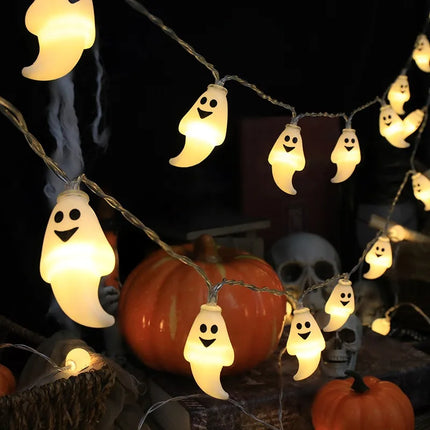 1pc Halloween String Lights Battery Powered Halloween Indoor Outdoor Lighting For Home Bedroom Birthday Party Theme Party