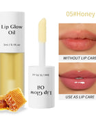 Lip Glaze Lip Oil Moisturizing Shiny Lipgloss Long lasting Makeup Lip Tint Lips Moisturizer Jelly Lipstick Oil Moisturizing Balm - Riparo82