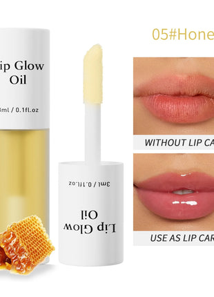 Lip Glaze Lip Oil Moisturizing Shiny Lipgloss Long lasting Makeup Lip Tint Lips Moisturizer Jelly Lipstick Oil Moisturizing Balm - Riparo82