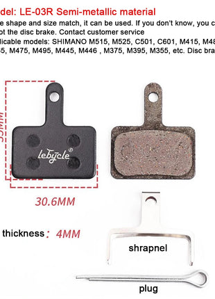 25 paia di pastiglie freno a disco per bicicletta MTB in resina/metallo/ceramica pastiglie freno idrauliche per bici da strada universali per Shimano SRAM AVID ZOOM B01S