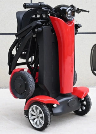 4 Wheel Automatic Foldable Electric Scooter For Adults With Seat 500W 36V Mobility Scooters For Seniors Removable Battery - Riparo82