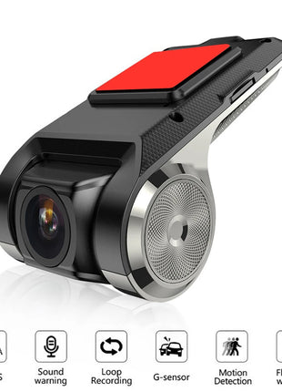 Dash Cam ADAS Car DVR ADAS Dashcam DVRs Video HD 720P USB TF Card 32G Auto Recorder for Android Multimedia Player DVD - Riparo82