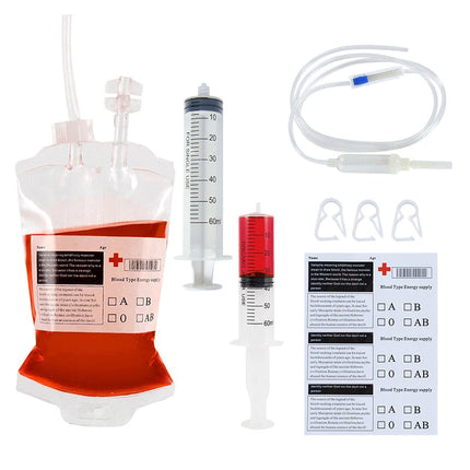 Halloween Blood Bags Juice Drinking Energy Pack Vampire Horror Props Halloween Party Decoration Vampire Cosplay Supplies