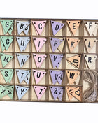 Vassoio in legno scatola giocattoli Montessori bambini ABC alfabeto lettera carte di ortografia educativo per l'apprendimento dei bambini - riparo82