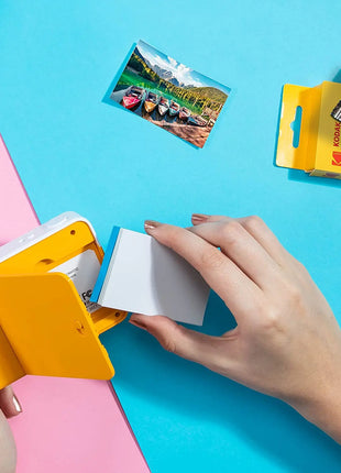 Carta fotografica originale Kodak Premium Zink da 2"x3" (20-100 fogli) compatibile con Kodak Smile, Kodak Step, carta fotografica PRINTOMATIC