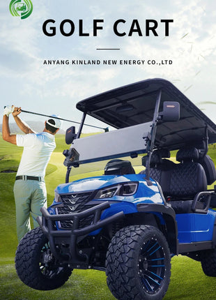 Affordable 2 4 6 Seater Chinese Electric Golf Cart Car For Sale 72V Lithium Custom Comfortable 4 Seats Electric Golf Carts - Riparo82