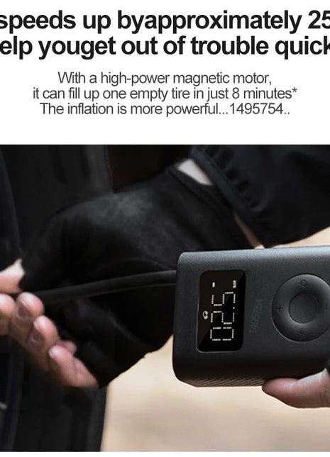 Xiaomi Mini Portable Air Pump 2 Mijia Electric Air Compressor Treasure Type-C Multitool Inflator For Automotive Car 2000mAh 5V - Riparo82
