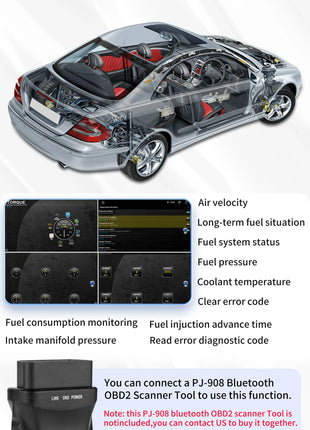 10.33inch 1 DIN Universal Android Car Radio Multimedia Video Player Rotatable Auto Touch Screen DSP Carplay Headunit WIFI 7862 - Riparo82