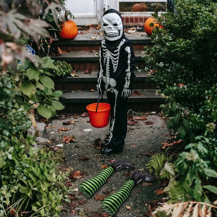 2pcs Halloween Evil Witch Legs Prosthetic Ornament Outdoor Yard Garden Patio Lawn Stake Halloween Party Decoration Props