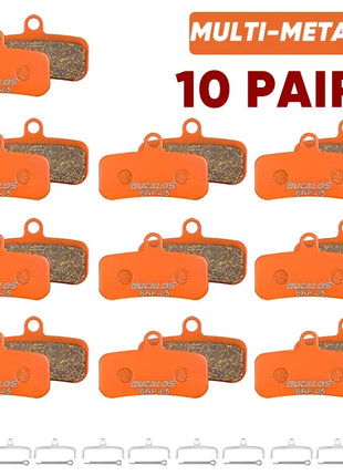 BUCKLOS Pastiglie freno a disco idraulico per bicicletta per M9120 Pastiglie freno metalliche Pastiglie freno per mountain bike da strada in metallo adatte D02S H03A N03A