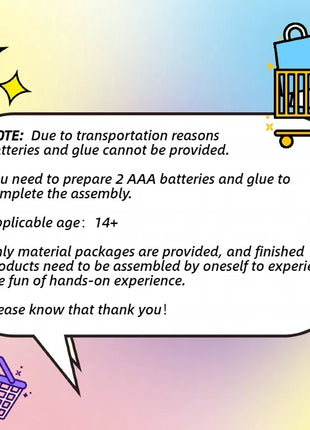 Casa calda per la notte di Natale - Kit fai da te per casa delle bambole in miniatura con carillon, decorazioni per il desktop, regalo creativo (scatola dei colori inglese)