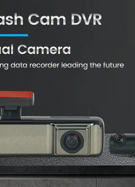 HD Dash Cam 1080P Car Recorder Dual Camera Vehicle Drive Auto Video DVR Android Wifi Smart Connect USB 24H Parking Monitoring - Riparo82