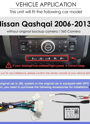 Hizpo 8G+128 AI Voice Car Radio Android Auto Multimedia For Nissan Qashqai J10 2006 2007 2008-2013 Carplay 4G 2din GPS autoradio - Riparo82