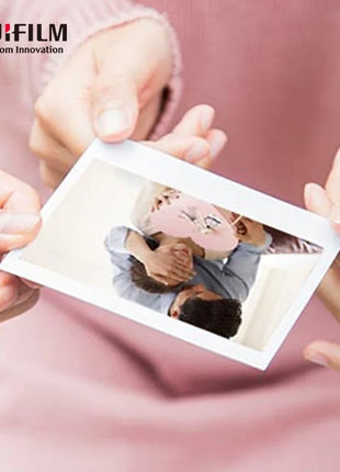 10-100 fogli Fujifilm Fuji Instax carta con bordo bianco a pellicola larga da 5 pollici per fotocamera istantanea Fuji 300/200/210/100/500AF carta fotografica
