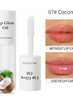 Lip Glaze Lip Oil Moisturizing Shiny Lipgloss Long lasting Makeup Lip Tint Lips Moisturizer Jelly Lipstick Oil Moisturizing Balm - Riparo82