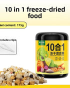 FKSC Turtle Food Mix - Freeze-Dried Shrimp/Mealworm/Fish & Chicken - Protein Rich Treat for Red-Ear Sliders & Aquatic Turtles - Riparo82