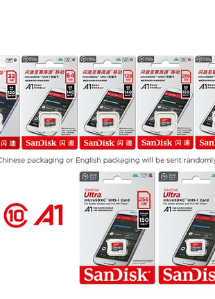 Ultra microsd 128 GB 32 GB 64 GB 256 GB 512 GB A1 Scheda Micro SD SD TF Scheda Flash Scheda di Memoria Classe 10 per il Telefono