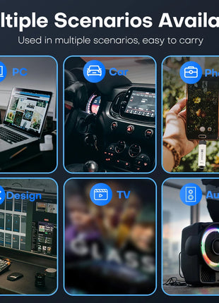 Kodak 2 in 1 Chiavetta USB Tipo-C Pendrive 32 GB 64 GB 128 GB 256 GB USB 3.2 Chiavetta USB Dual ad alta velocità Pen Drive per il telefono