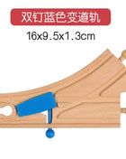 NUOVA binario ferroviario in legno tutti i tipi biforcazione biforcazione binario in legno di faggio accessori adatti per binari in legno Thomos giocattolo - riparo82