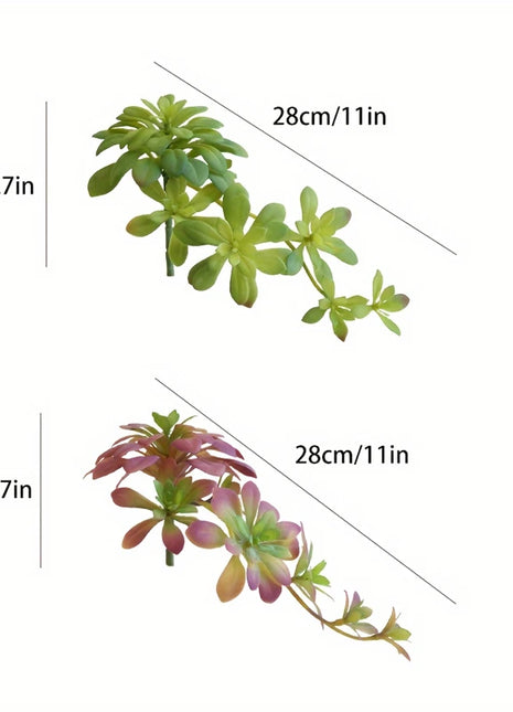 1 Pc Artificial Succulent Plant Fake Decoration for Indoor Balcony Home Decor Realistic Faux Succulent for Landscaping