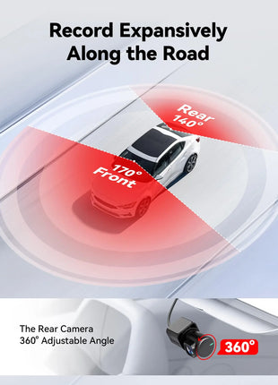 Dash Cam 4K WiFi GPS Dash Camera for Cars Mini Front Car DVR 24H Parking Mode G-Sensor Car Driving Video Recorder Loop Recording - Riparo82