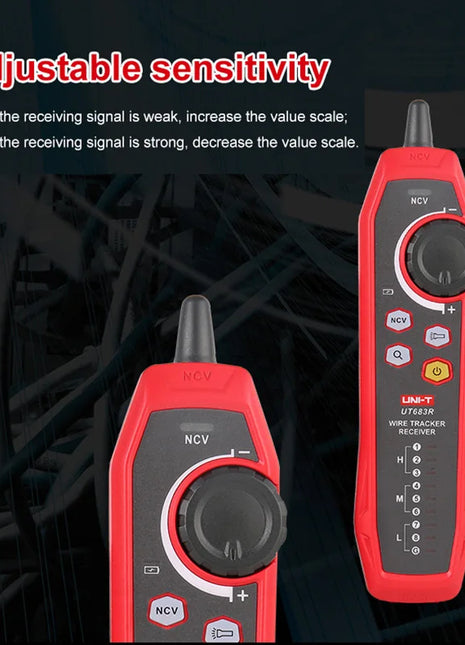 UNI-T UT683KIT Lan Tester Network Wire Tracer Cable Tracker RJ45 RJ11 Telephone Line Finder Repairing Networking Tool