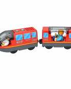 Locomotiva in legno Magnetic Electric Car Train Toys Fit Biro wood Diecast Slot Train Track Railway Educational Toys For Kids