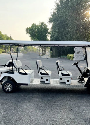 Electric Golf Cart 48V 60v 72v 4kw Electric Vehicles Golf Carts for Adults 8 Seat with Folding Seat Buggy Car - Riparo82