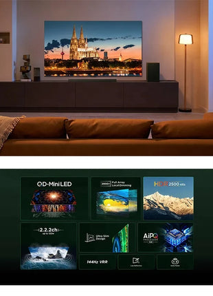 98" 85'' Inch QLED UHD 4K SMART TV  Google ANDROID Televisions for Sale Global Version TV Supports 120Hz - Riparo82