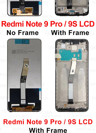 LCD di grado OEM per Xiaomi Redmi Note 9 Display M2003J15SC LCD Touch Screen per Redmi Note 9S 9Pro M2003J6B2G LCD Digitizer - riparo82
