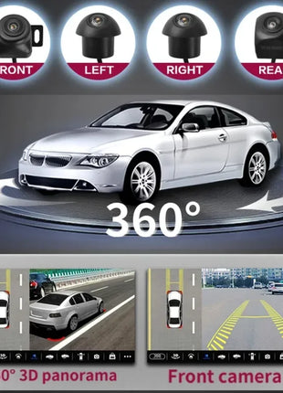 360 Cameras for Car Panoramic Camera 1080P AHD Front /Rear /Left /Right Rear View Cameras System for Android Auto Radio System - Riparo82