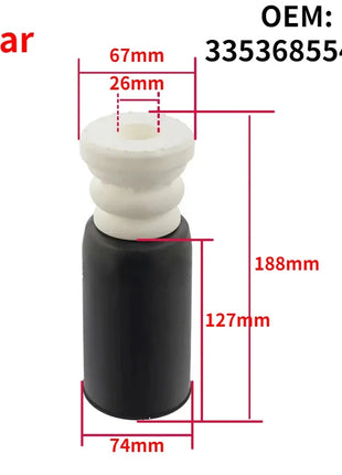 2 pezzi tampone in gomma sospensione ammortizzatore parapolvere 31336855440 per BMW F20 F30 F34 F36 G21 116i 120d 218 320i 325d 330i 420