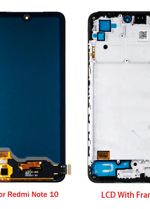 6.43 ''Per Xiaomi Redmi Nota 10 4G Display LCD Touch Screen Digitizer Pannello LCD Per Redmi Nota 10 M2101K7AI LCD - riparo82