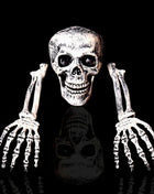 Halloween Hand Bone Skeleton Decorations Yard Inserting Ghost Arm Props for Outdoor Haunted House Party Horror Scene Decorations - Riparo82