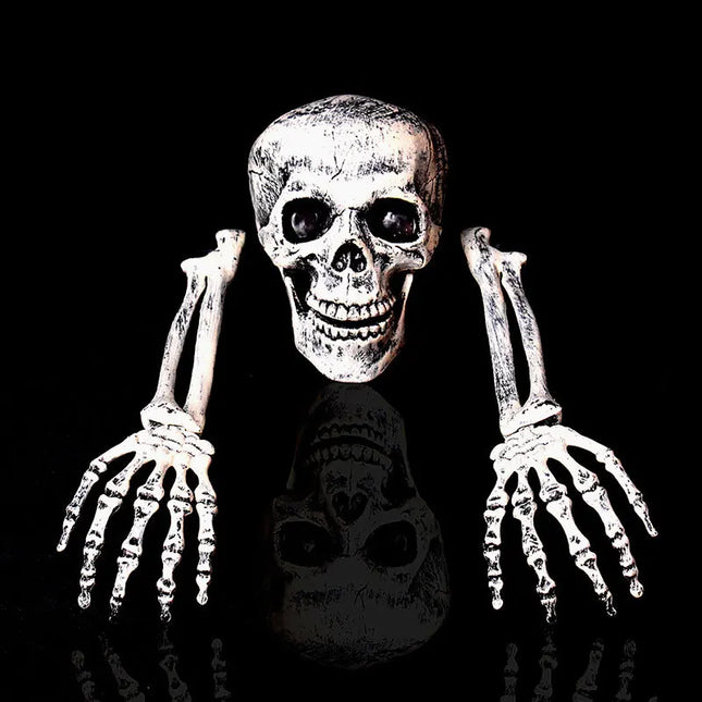 Halloween Hand Bone Skeleton Decorations Yard Inserting Ghost Arm Props for Outdoor Haunted House Party Horror Scene Decorations