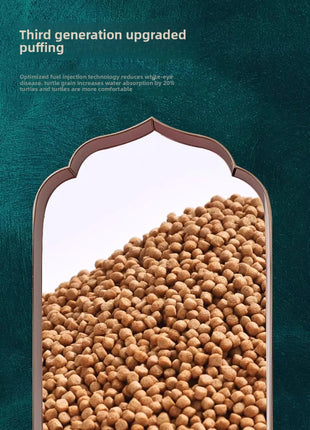 Yee 6-in-1 Freeze-Dried Turtle Food - Mixed Protein & Veggie Diet for Red-Eared Sliders & Aquatic Turtles - Meat & Plant Pellets - Riparo82