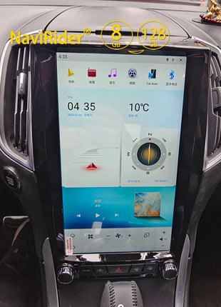 Tesla Style 13.6inch Android Screen GPS Navigation Carplay Autoradio For Ford Edge 2015-2019 Stereo Car Multimedia Video Player - Riparo82