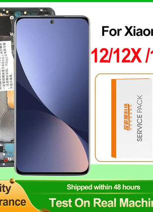 Originale AMOLED 6.28 "per Xiaomi 12 / 12s Display Touch Screen Digitizer Assembly per Xiaomi 12X LCD con Corning Gorilla Glass - riparo82