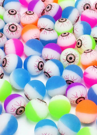 10-30 Pcs 25mm Eyes Outdoor Elastic Ball for Birthday Halloween Prank Carnival Party Gift Pinata Gift Bag Treasure Box Filling - Riparo82