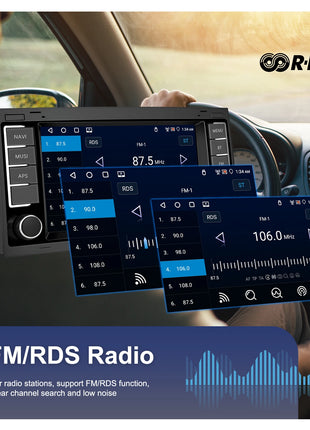 Podofo 7" Car Radio Wireless CarPlay Android Radio For FIAT Punto 2005-20009/Linea 2007-2011 Multimedia GPS FM WIFI BT Autoradio - Riparo82