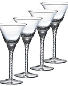 Bicchieri da Cocktail da 4 pezzi da 110ml Set di bicchieri da Martini da 4 - riparo82