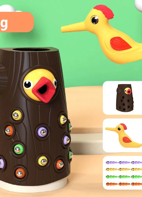 Gioco Magnetico Montessori per Bambini 2 Anni - Alimentazione Uccelli - riparo82