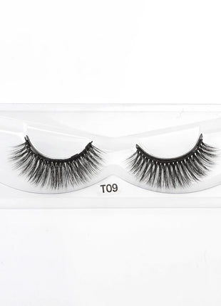 1 Pair Magnetic Eyelashes Wispy 3D Mink Lashes Natural Long Faux Cilios Eyelash Extension Handmade False Eyelashes Makeup Tools