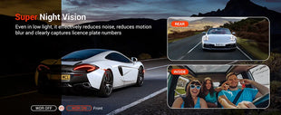 3Camera Dash Cam For Car Camera 1080P Video Recorder WIFI Car DVR 2lens Front Rear View Camera Night Vision Car Accessories - Riparo82